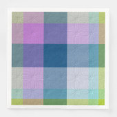 Serviette En Papier Plaid Décoratif (Devant)