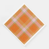 Serviette En Papier Plaid Décoratif (Coin)