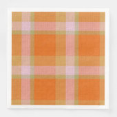 Serviette En Papier Plaid Décoratif (Devant)