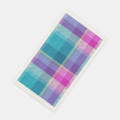 Serviette En Papier Plaid Décoratif (Coin)