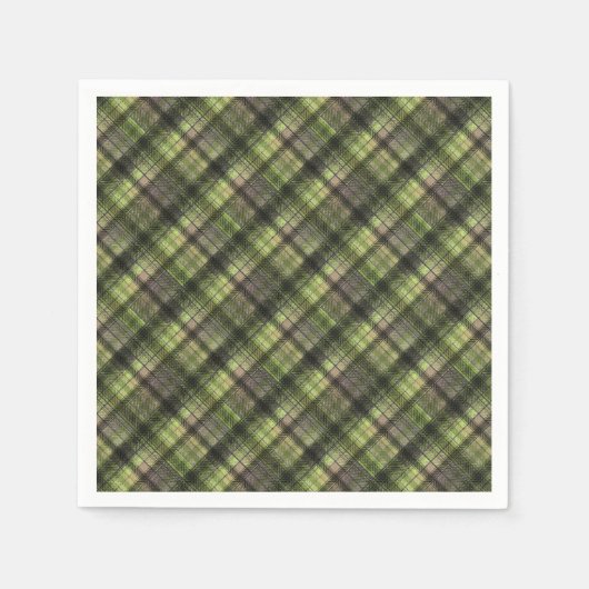 Serviette En Papier Plaid écossais écossais écossais écossais classiqu (Devant)