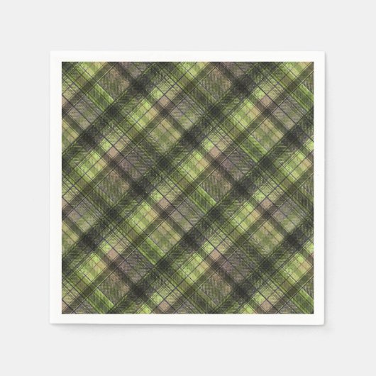 Serviette En Papier Plaid écossais écossais écossais écossais classiqu (Devant)