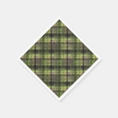 Serviette En Papier Plaid écossais écossais écossais écossais classiqu (Coin)