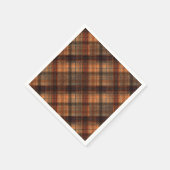 Serviette En Papier Plaid écossais écossais écossais écossais marron o (Coin)