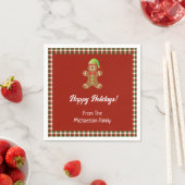 Serviette En Papier Plaid Holiday Cookie Baking Christmas (En situation)