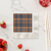 Serviette En Papier Plaid rustique Noël/hiver (En situation)