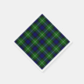 Serviette En Papier Plaid vert bleu Lamont tartan (Coin)