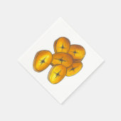 Serviette En Papier Plaines frites Cuisine Bananes Caraïbes Alimentati (Coin)