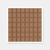 Serviette En Papier Plaisir de l'amateur de chocolat (Devant)