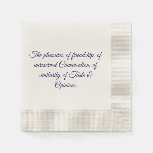 Serviette En Papier Plaisirs de serviettes d'amitié (Devant)