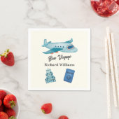 Serviette En Papier Plan d'aventure voyage retraite (En situation)