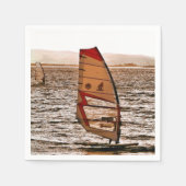 SERVIETTE EN PAPIER PLANCHE À VOILE (Devant)