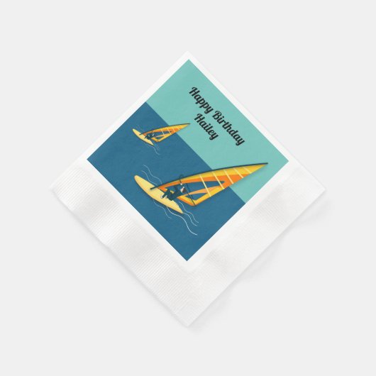 Serviette En Papier Planche à voile (Coin)