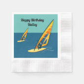 Serviette En Papier Planche à voile (Devant)