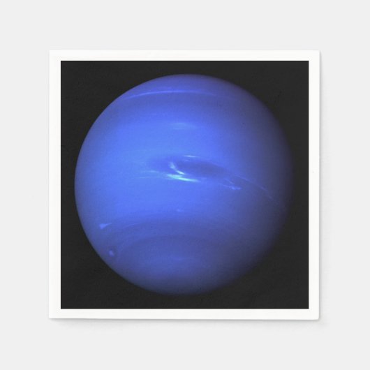 Serviette En Papier Planète Neptune (Devant)