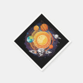 Serviette En Papier Planètes (Coin)