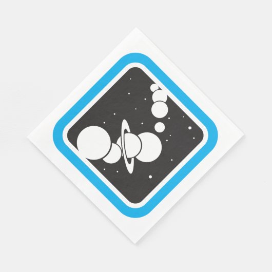 Serviette En Papier Planètes dans l'espace (Coin)