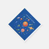 Serviette En Papier Planètes du système solaire (Coin)