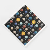 Serviette En Papier Planètes et système solaire (Coin)
