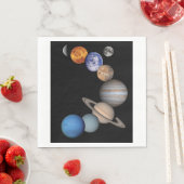 Serviette En Papier Planets du système solaire (En situation)