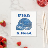 Serviette En Papier Planifier Un Plan Directeur Humoristique (En situation)