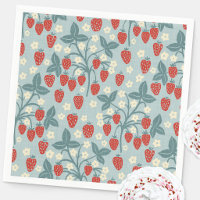 Plante de fraise de style vintage