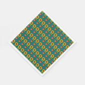 Serviette En Papier Plante de tournesol Kawaii dans un pot (Coin)