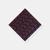 Serviette En Papier Plante rose (Coin)