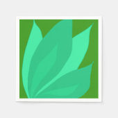 Serviette En Papier Plante vert (Devant)