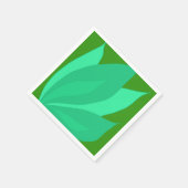 Serviette En Papier Plante vert (Coin)