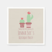 Plantes de cactus modernes en pot pour fête d'anni