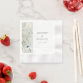 Serviette En Papier Plantes en bambou et serviettes en grue (En situation)