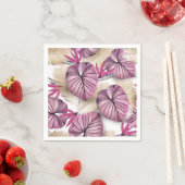 Serviette En Papier Plantes exotiques (En situation)