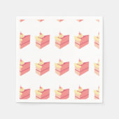 SERVIETTE EN PAPIER PLAQUE DE GÂTEAU (Devant)