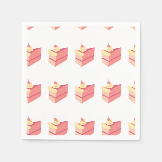 SERVIETTE EN PAPIER PLAQUE DE GÂTEAU (Devant)