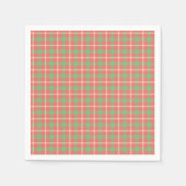Serviette En Papier Plaqué de Noël, Plaqué rouge (Devant)
