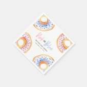 Serviette En Papier Plaque de papier baby shower beigne rose ou bleu (Coin)
