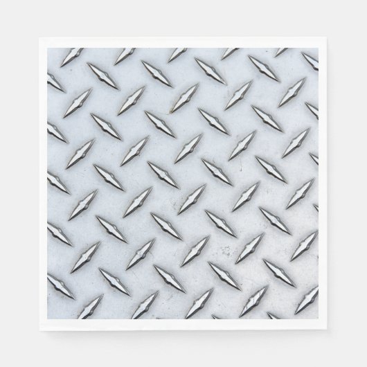Serviette En Papier Plaque diamant en acier (Devant)