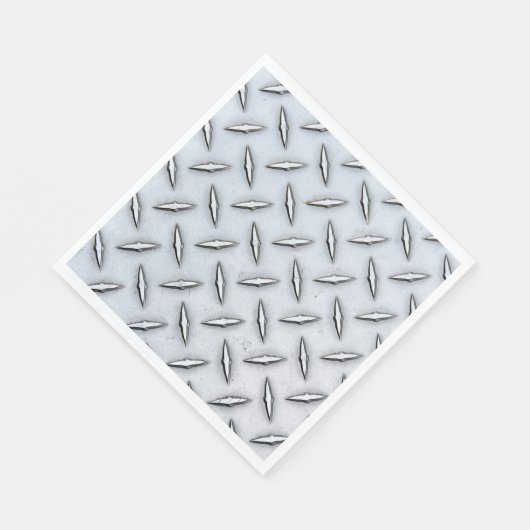 Serviette En Papier Plaque diamant en acier (Coin)