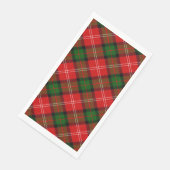 Serviette En Papier Plaque vert rouge tartan MacKintosh (Coin)