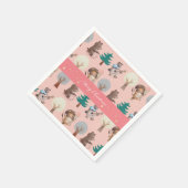 Serviette En Papier Plaques de papier de Noël mignonnes (Coin)