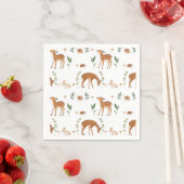 Serviette En Papier Plaques de papier escarpé de lapin (En situation)