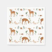 Serviette En Papier Plaques de papier escarpé de lapin (Devant)