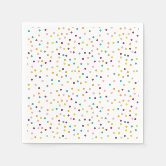 Serviette En Papier Plaques de papier Polka Cute (Devant)
