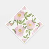 Serviette En Papier Plaques de pique-nique - Rosehip (Coin)