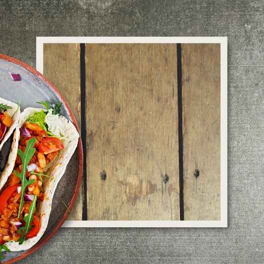 Serviette En Papier Plaques en bois rustique