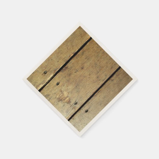 Serviette En Papier Plaques en bois rustique (Coin)