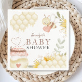 Serviette En Papier Plaques en papier Baby shower d'abeille
