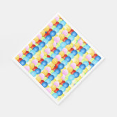 Serviette En Papier Plaques en papier de célébration de ballons joyeux (Coin)
