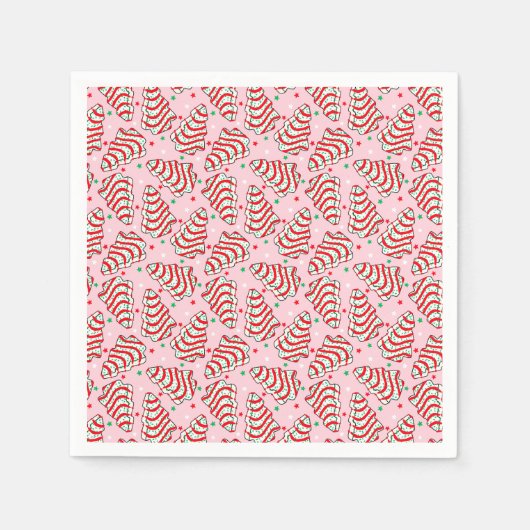 Serviette En Papier Plaques en papier de gâteau de Noël (Devant)